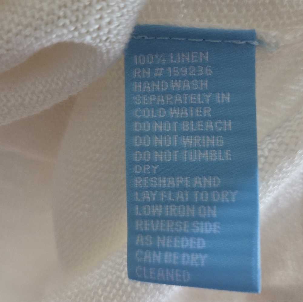 J.McLaughlin Linen Sweater Size M - Picture 6 of 6